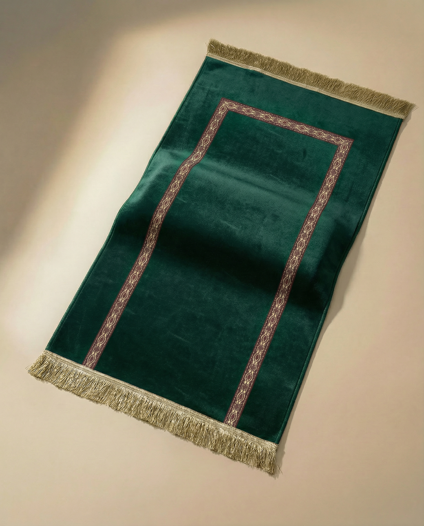 tapis de prière médical vert épais 4cm maroc