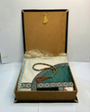 coffret cadeau religieux or avec tapis tasbih et mibkhara