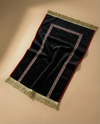 tapis de prière bab mansour noir maroc
