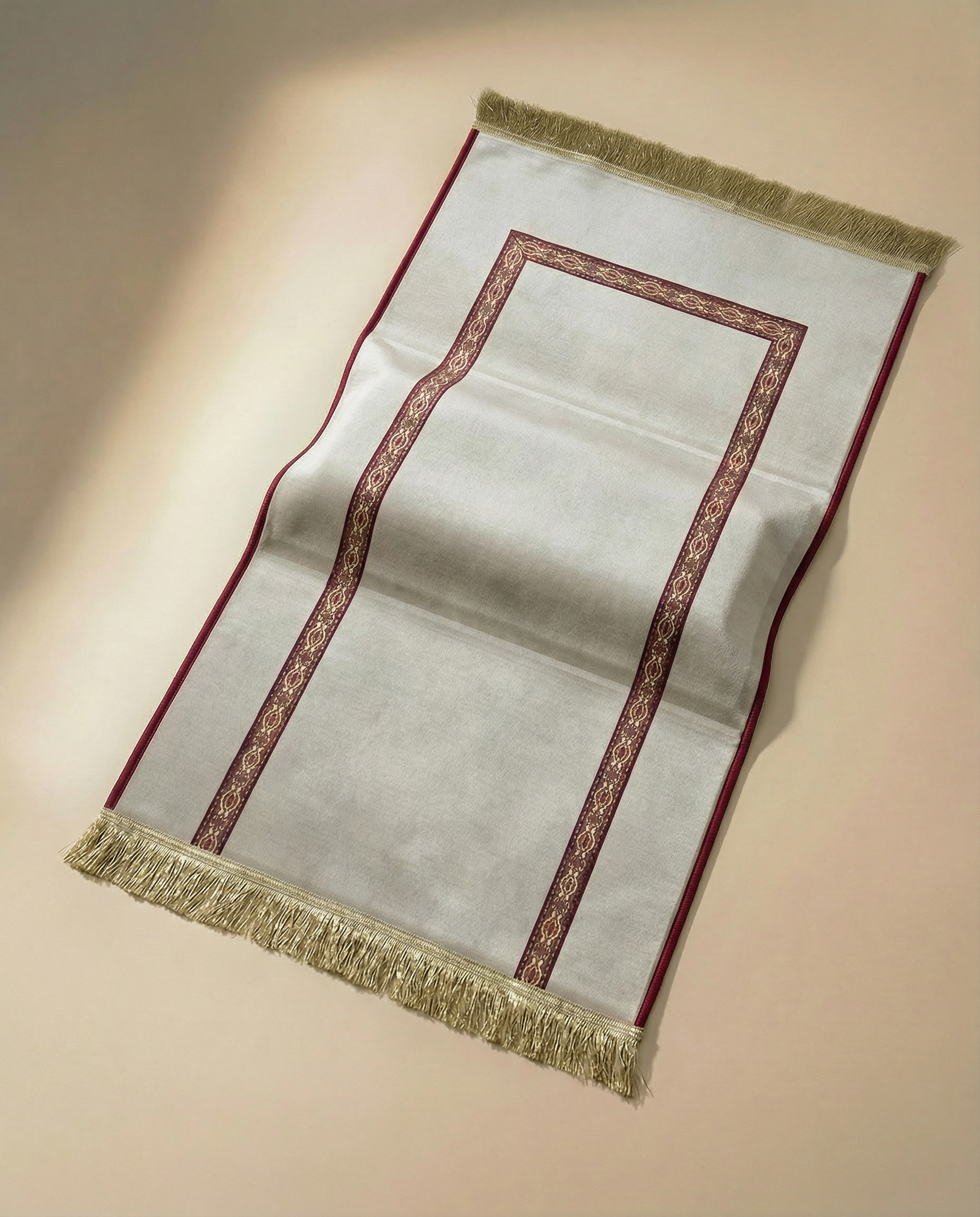 tapis de prière médical beige épais 4cm maroc